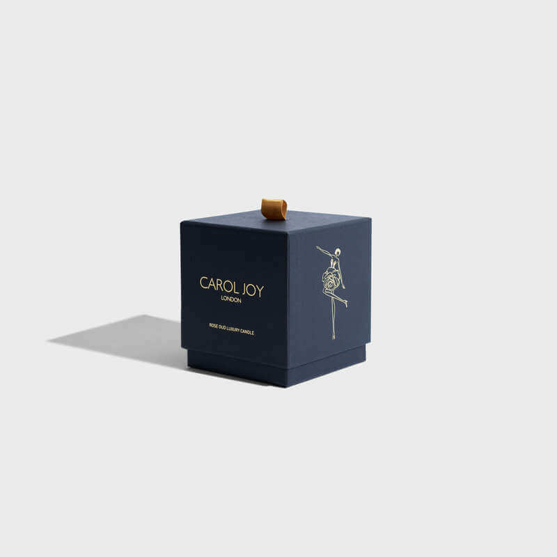 Carol Joy London Rose Gold Oud Candle Box